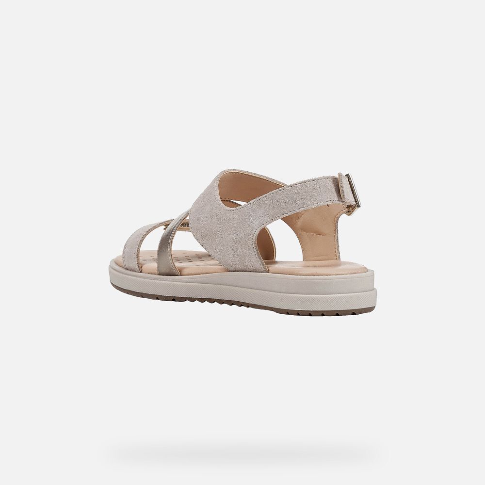 Geox Sandals Beige Rebecca - Geox Girls Shoes - EYLIPT570